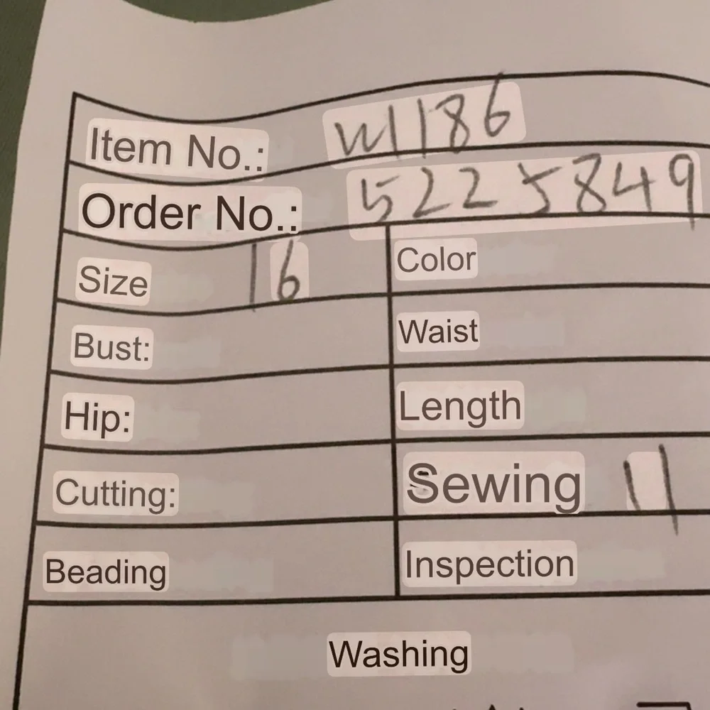 Green Floral Tulle Long Gown size 16 - Picture 5 of 14